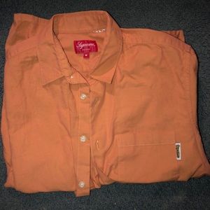Supreme ss oxford shirt (spring/summer18) peach